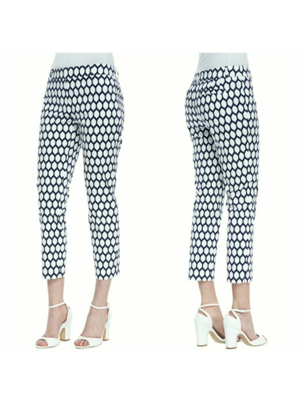 Kate Spade New York Jackie Lemon-Print Pants Sz 6